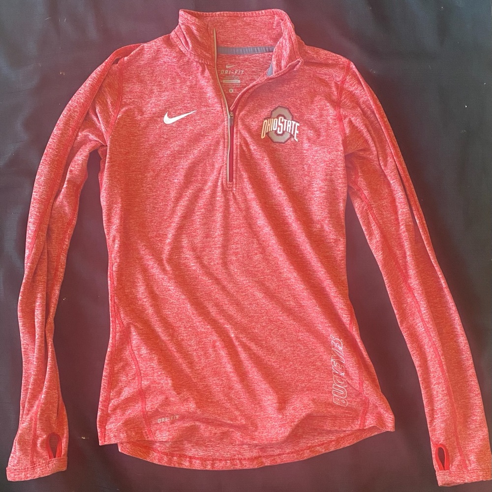 Ohio State Nike Dry fit 3/4 zip